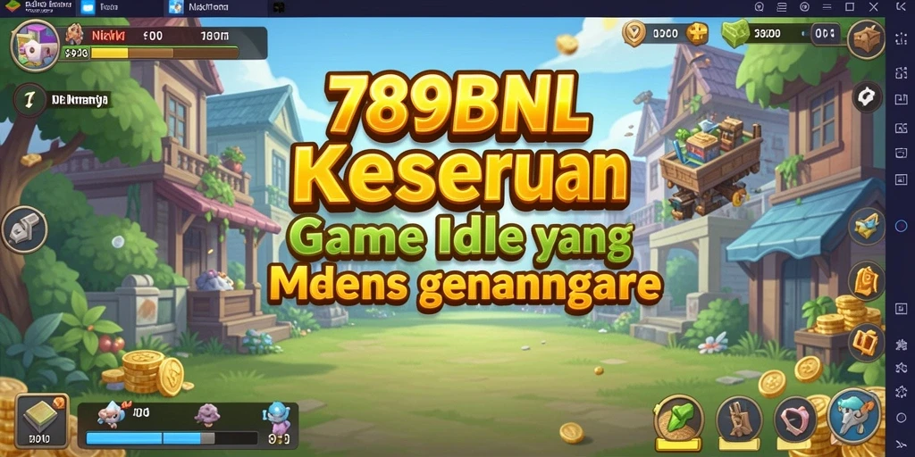 Tampilan screenshot dari gameplay 789BNL menampilkan karakter sedang mengumpulkan sumber daya.