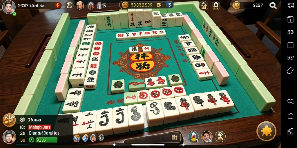 Tampilan gameplay menarik dari permainan Mahjong 93337.