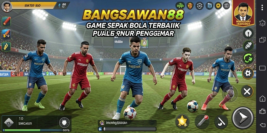 Tampilan gameplay seru dalam BANGSAWAN88 yang memukau.