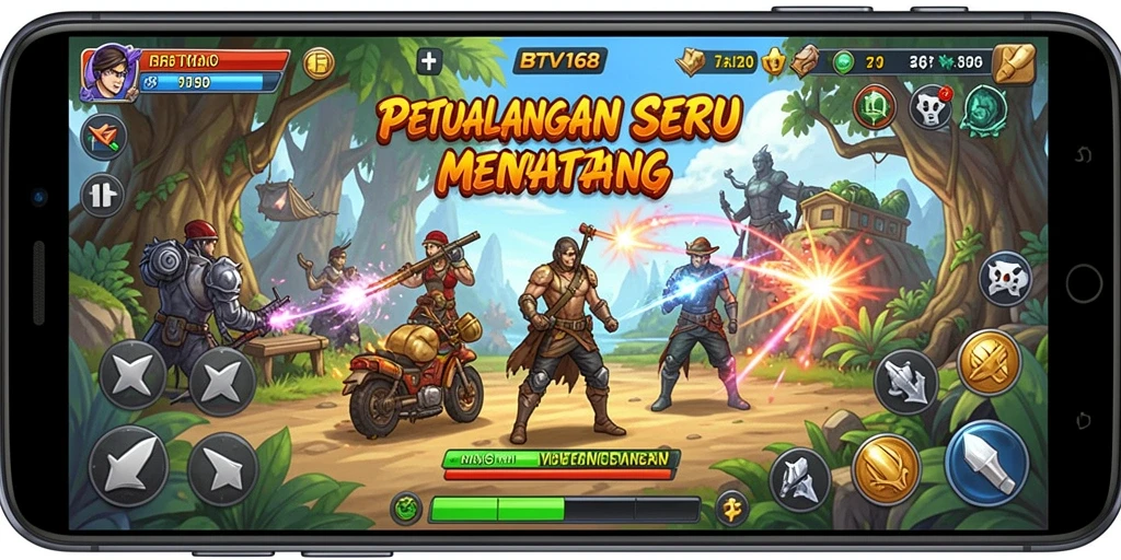 Tampilan gameplay BTV168 yang seru dan penuh tantangan.