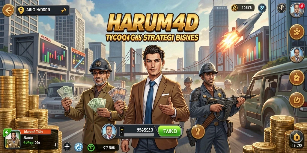 Tampilan gameplay menarik di HARUM4D yang seru.