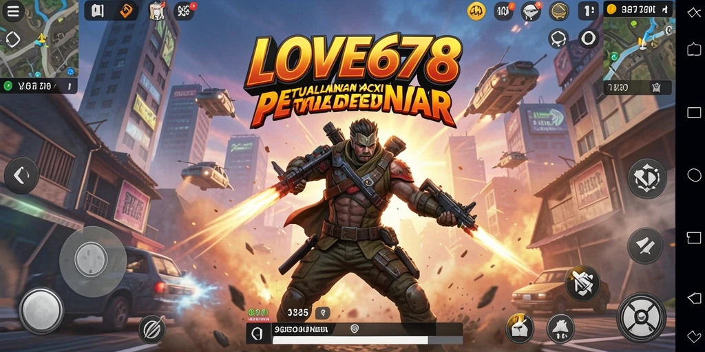 Screenshot gameplay LOVE678 menampilkan aksi pertarungan yang mendebarkan.