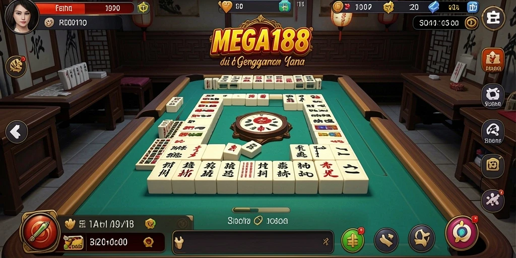 Screenshot gameplay MEGA188 menunjukkan tampilan menarik dan interface yang ramah pengguna.