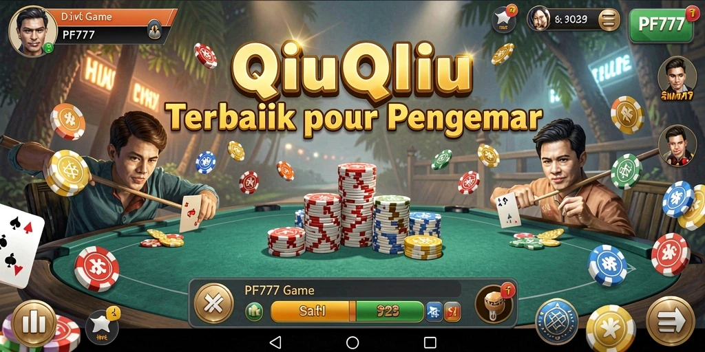 Tangkapan layar PF777 menampilkan gameplay QiuQiu yang menarik.