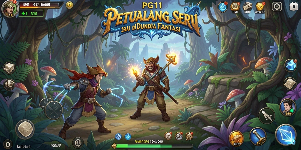 Tampilan gameplay yang mendebarkan dalam dunia petualangan PG11.