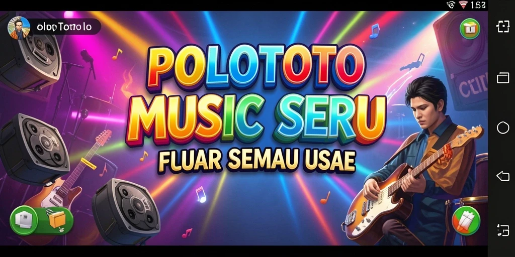 Tampilan gameplay seru dan interaktif dari POLOTOTO.
