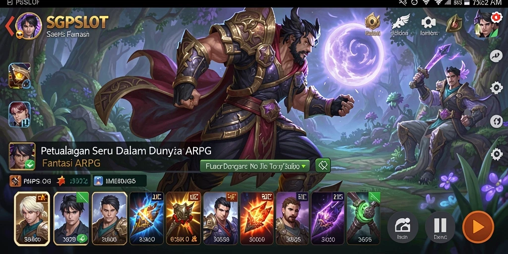 Tampilan menakjubkan dari pertarungan epik dalam SGPSLOT.